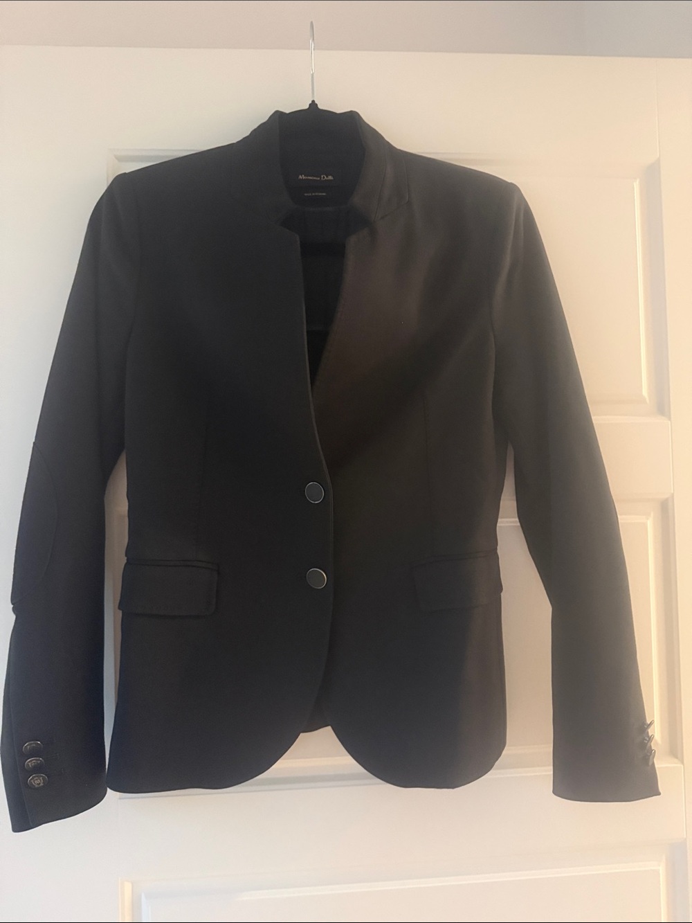 Massimo Dutti sleep black blazer